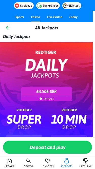 Schnellerer Casino-Jackpot auf dem Handy