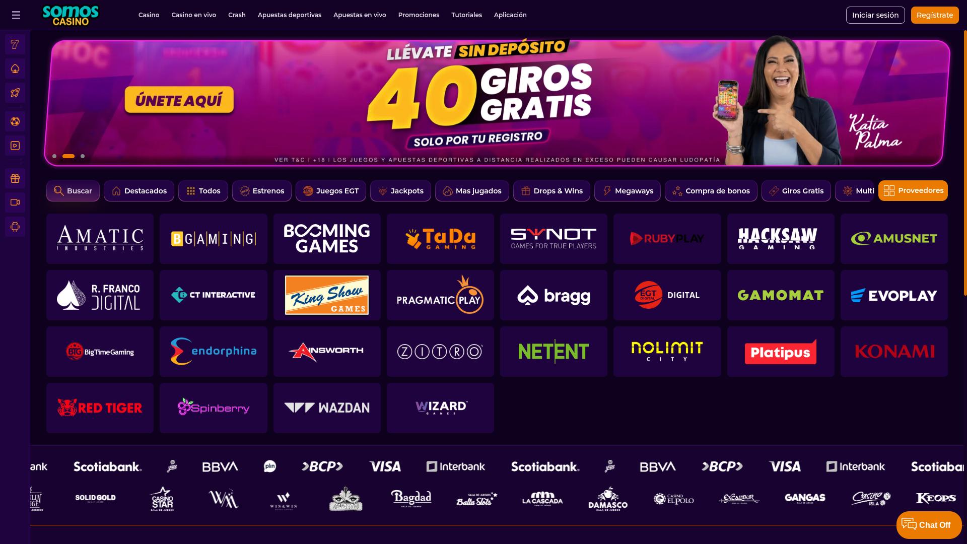 Somos Casino Desktop-Spieleentwickler