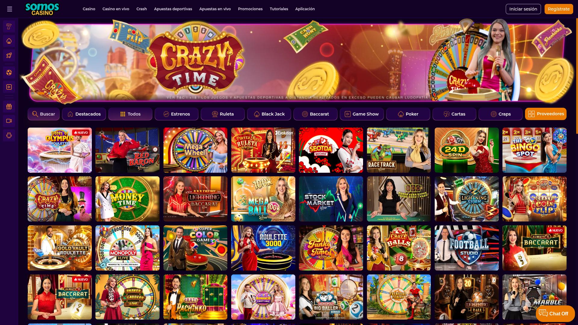 Wir sind ein Live-Dealer-Anbieter für Casino-Desktop-Spiele.