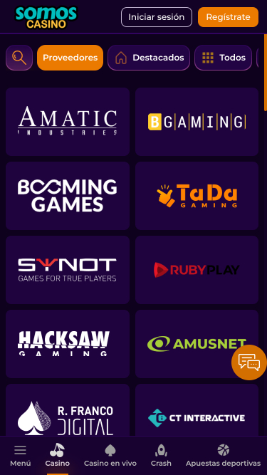 Somos Casino Mobile Game Developers