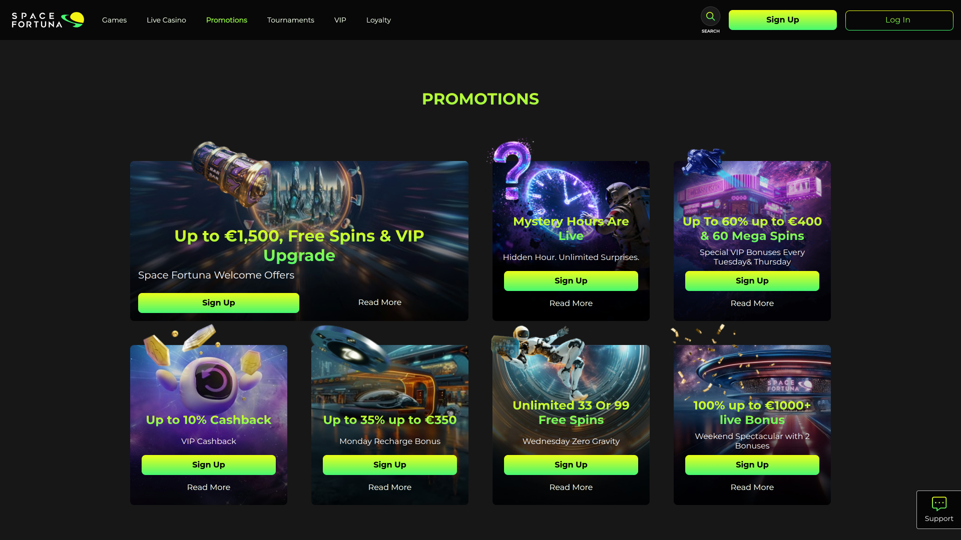 Promotions SpaceFortuna pour ordinateurs de bureau