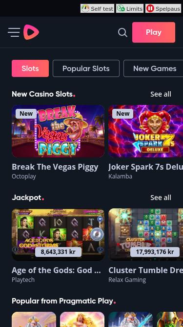 Speedy Casino Mobile Games