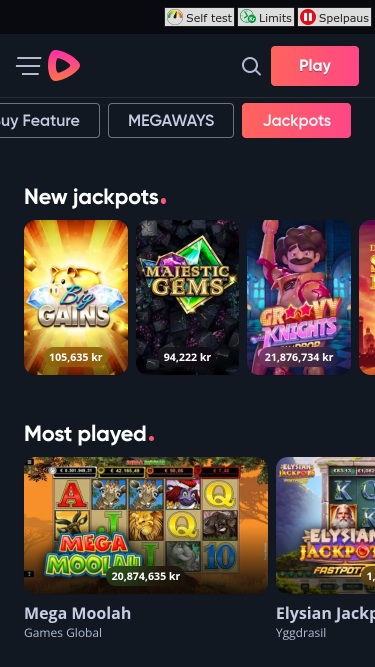 Speedy Casino mobiler Jackpot