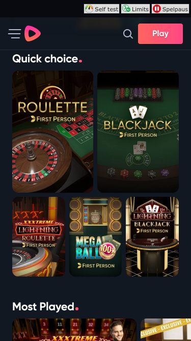 Speedy Casino mobile Live-Dealer