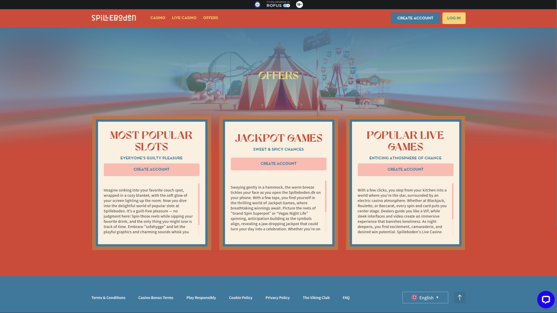 Promotions de Spilleboden Casino sur ordinateur