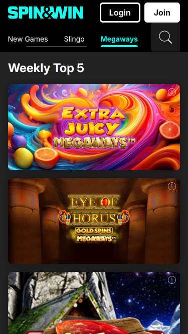 Tournez et gagnez au casino mobile Megaways