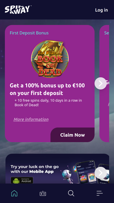 Spin Away Casino Mobile-Aktionen