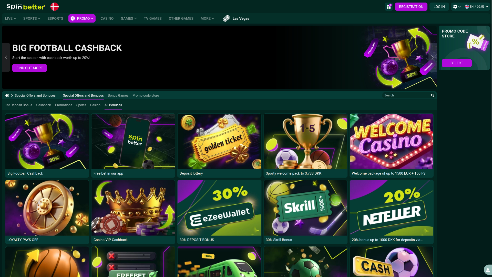 Promotions de bureau de SpinBetter Casino