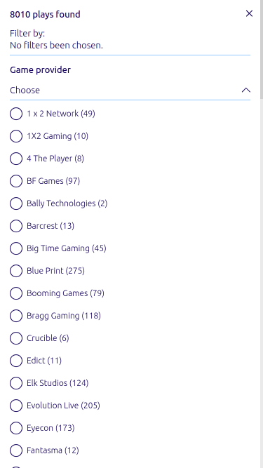 SpinGenie Casino mobile Spielentwickler