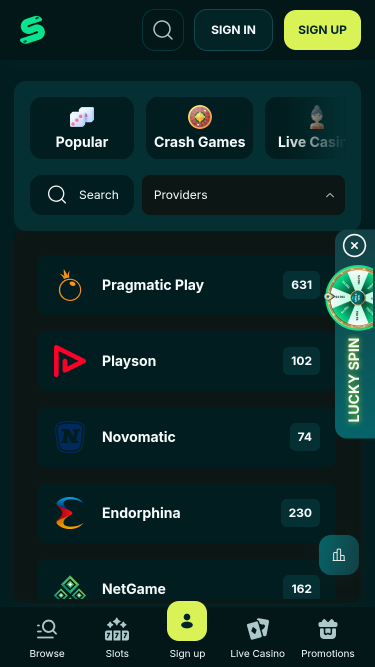 Spinaconda Casino Mobile Game Developers