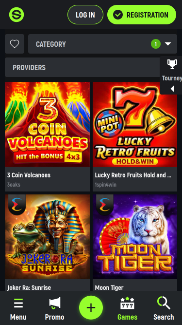 Spingreen Casino Mobile Jackpot