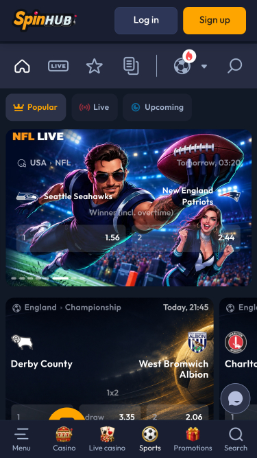 Spinhub Casino Mobile Sports Betting