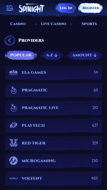 Développeurs du jeu mobile Spinight Casino