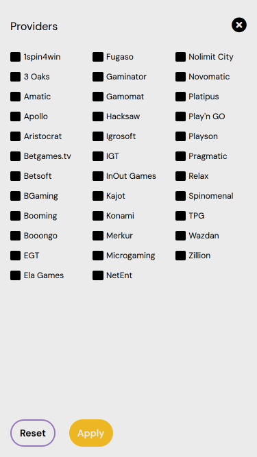 Spinland.bet Casino Mobile Game Developers