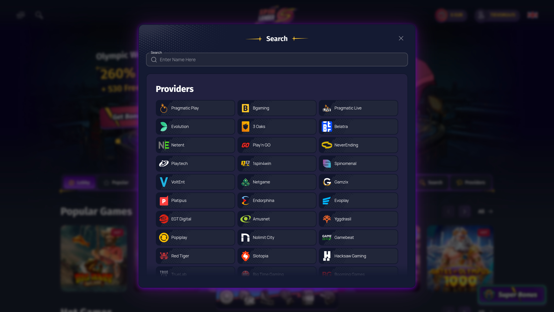 Développeurs du jeu de casino Spinlander pour ordinateur