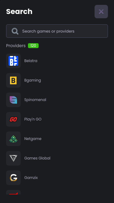 Spinline Casino Mobile Game Developers