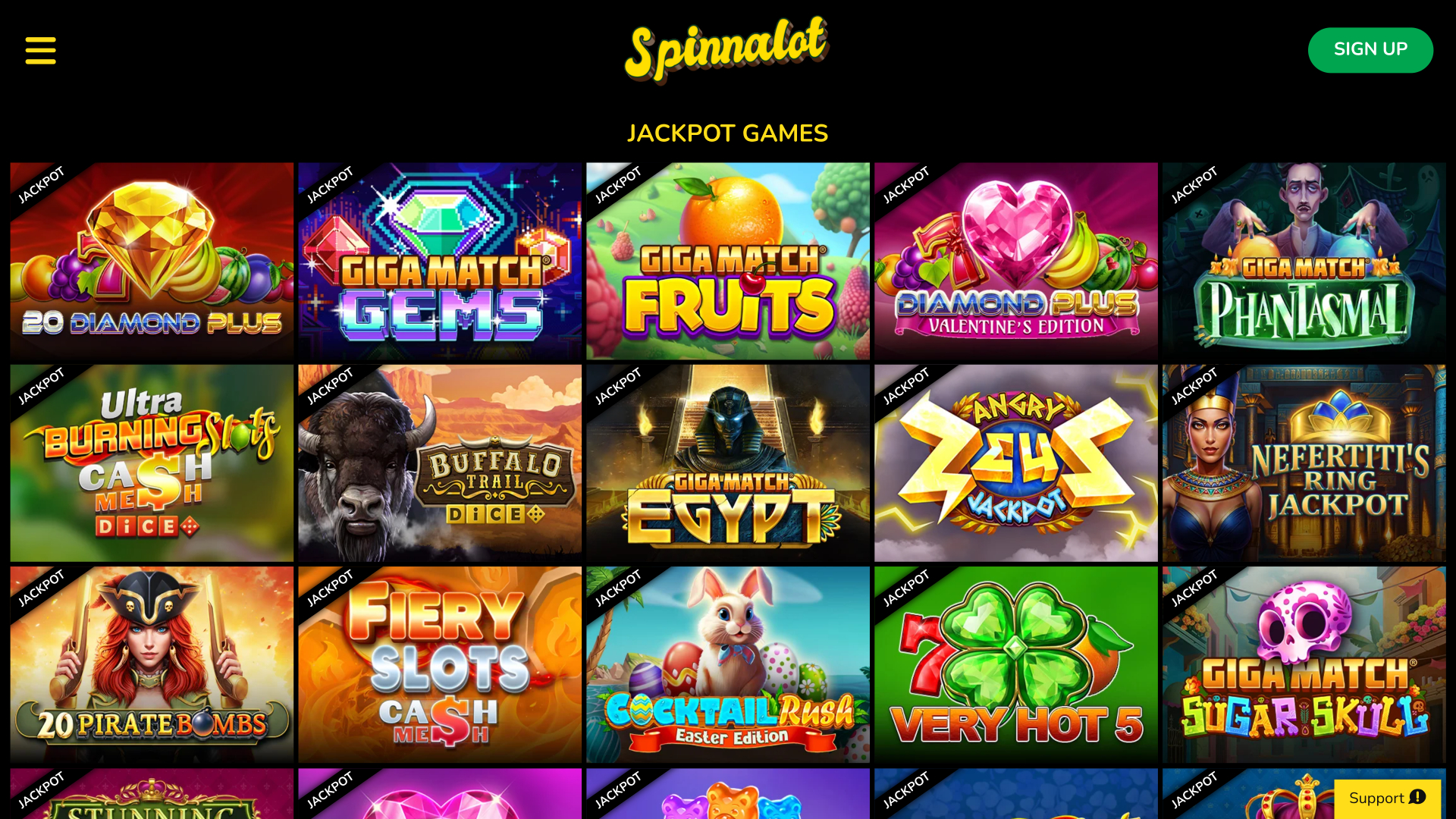 Spinnalot Casino Desktop Jackpot
