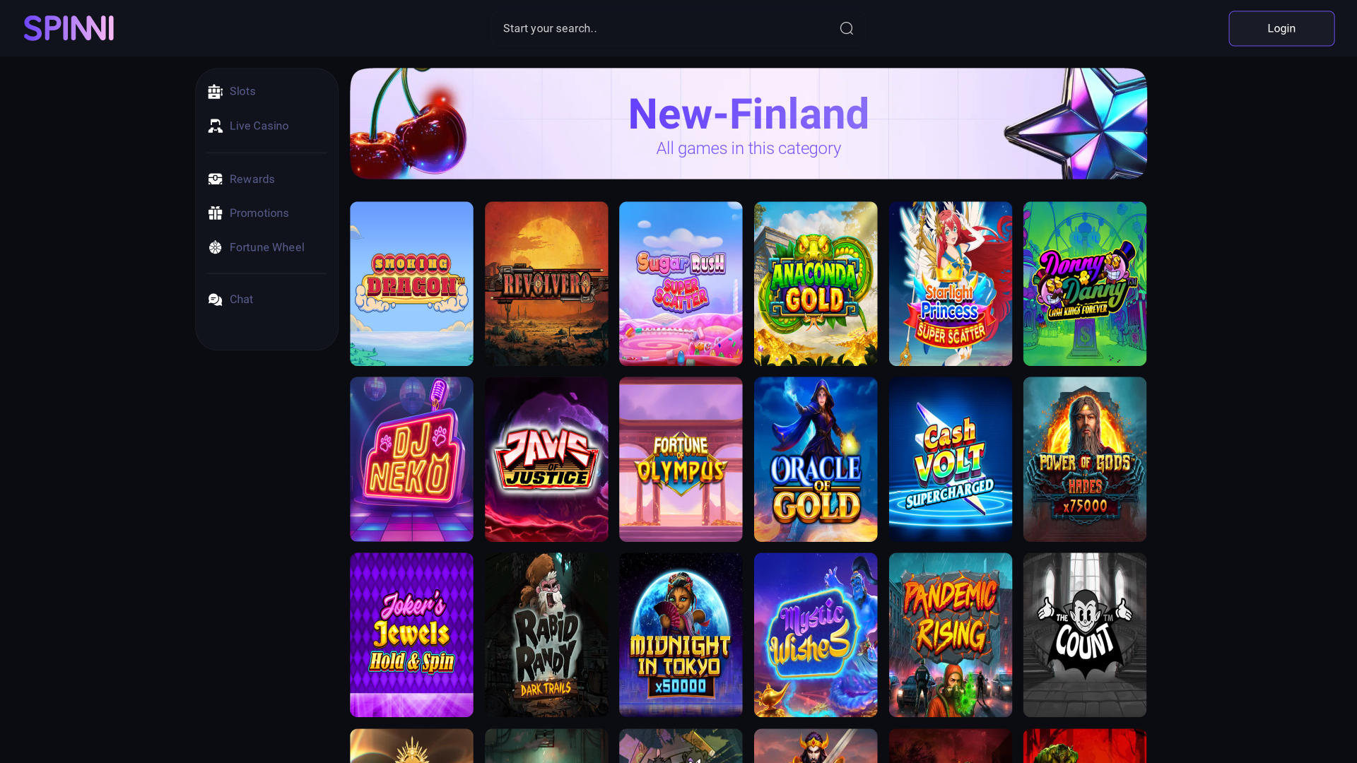 Jeux de casino Spin sur ordinateur