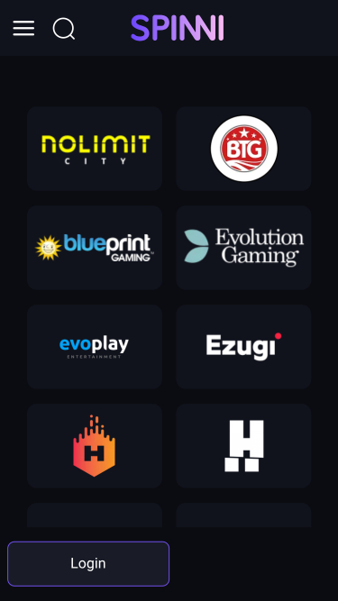 Développeurs de jeux mobiles Spinni Casino