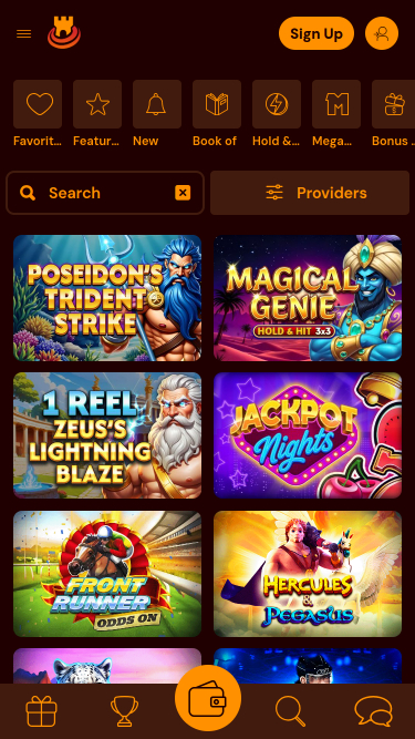 Spinscastle Casino Mobile Games