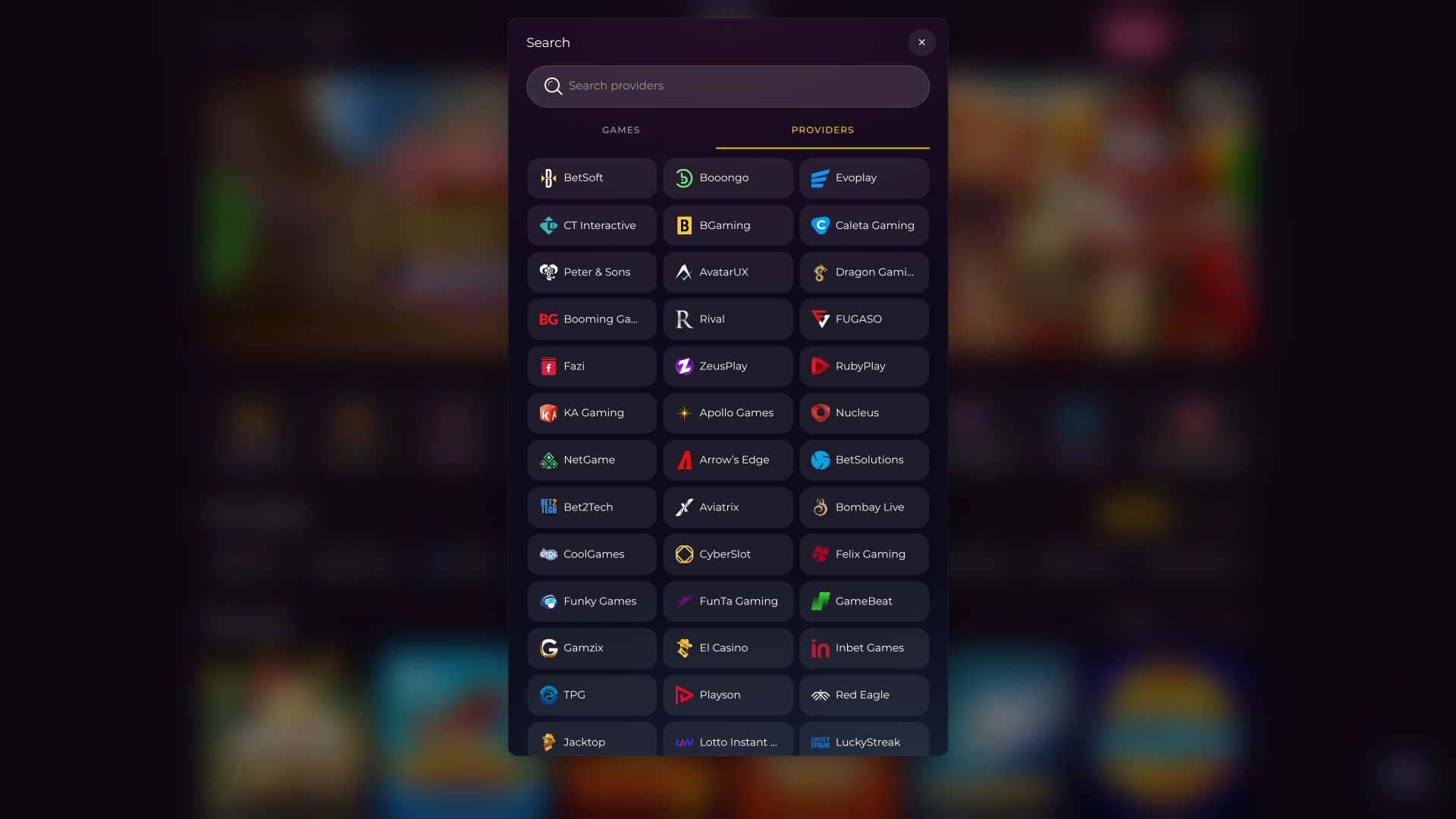 Spins House Casino Game Developers