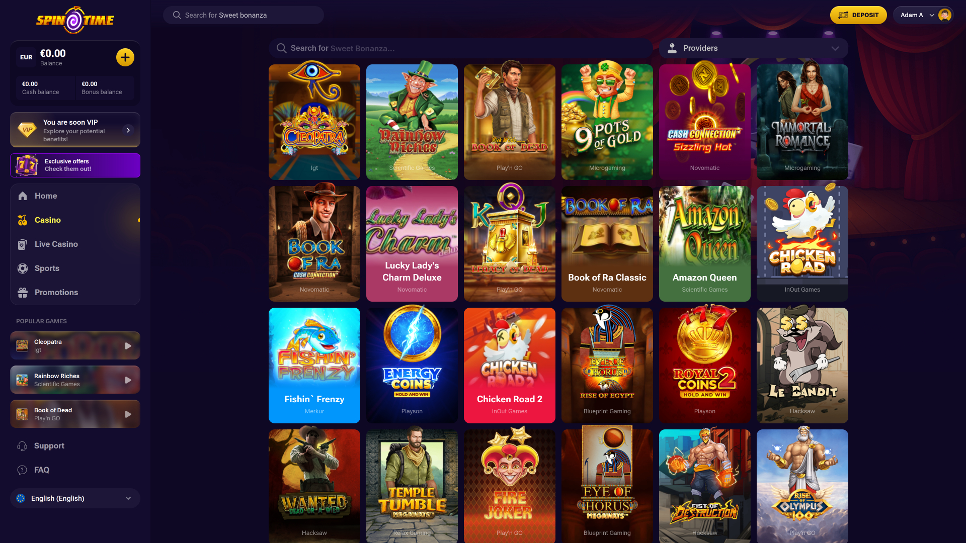 SpinTime Desktop Games