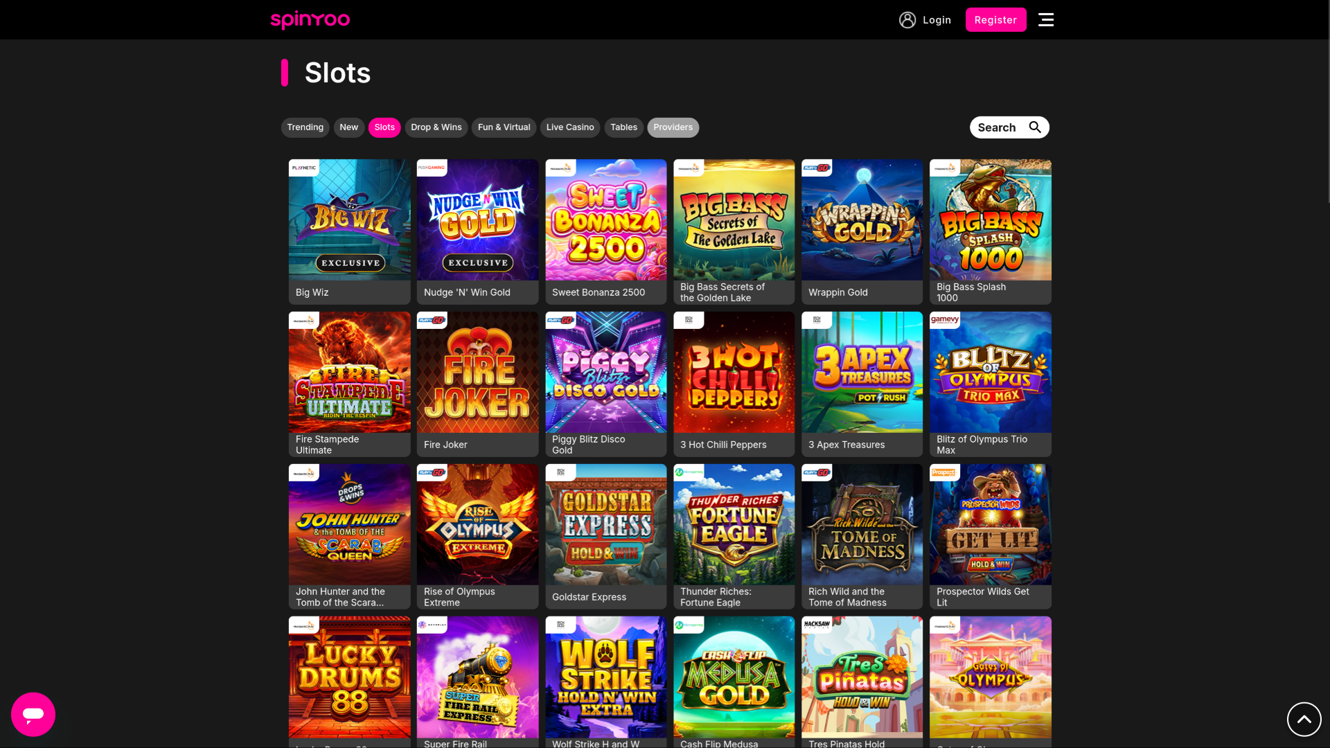 Spinyoo Casino Desktop Slots