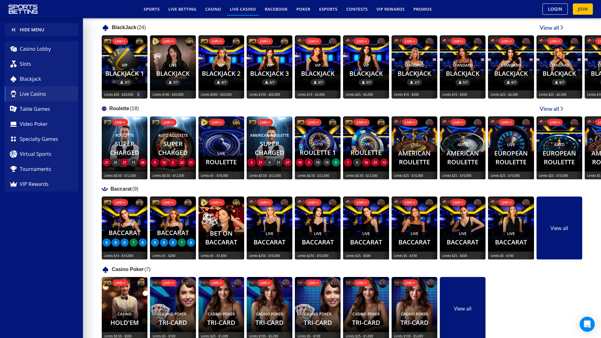 Croupier en direct sur ordinateur du casino de paris sportifs