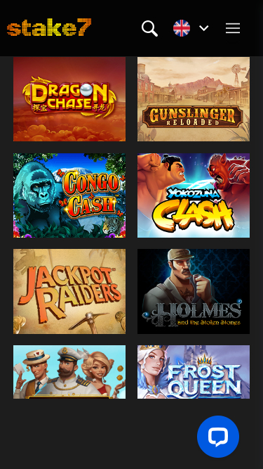 Jackpot mobile de Stake7 Casino