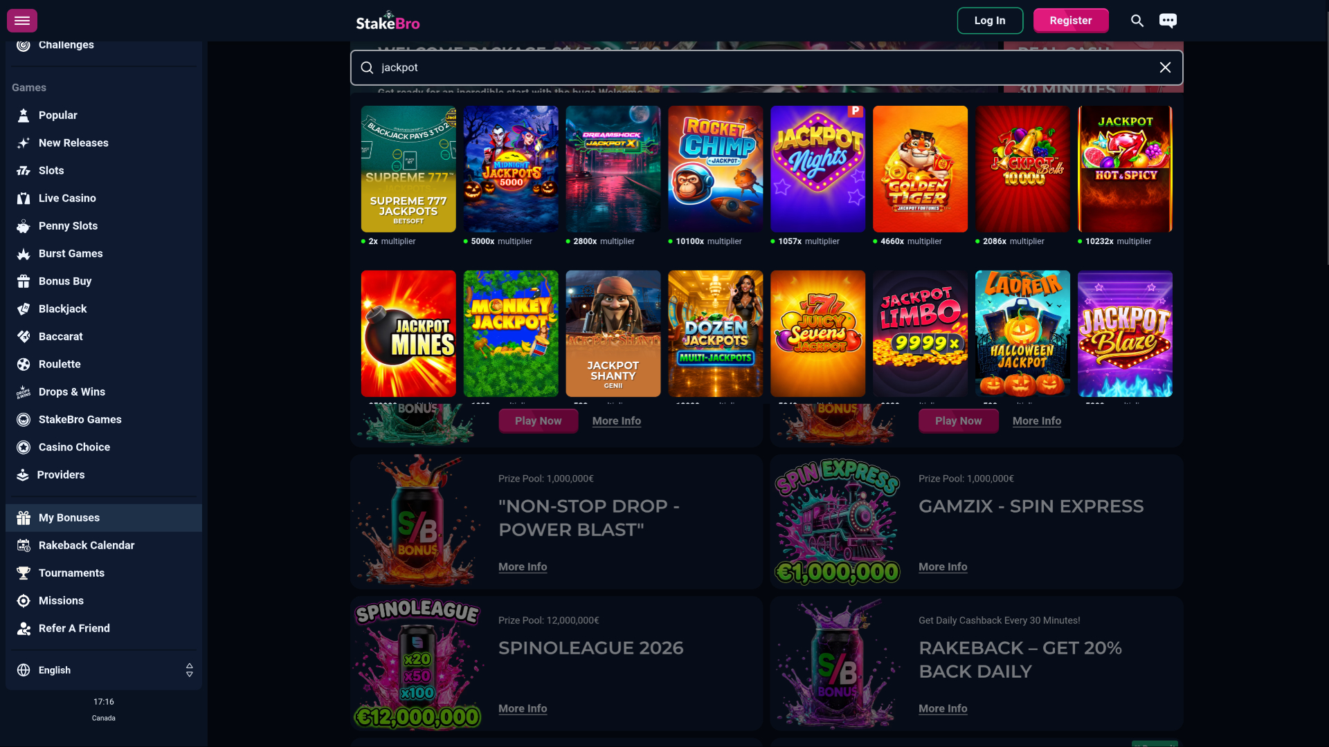 Bureau du casino Stakebro