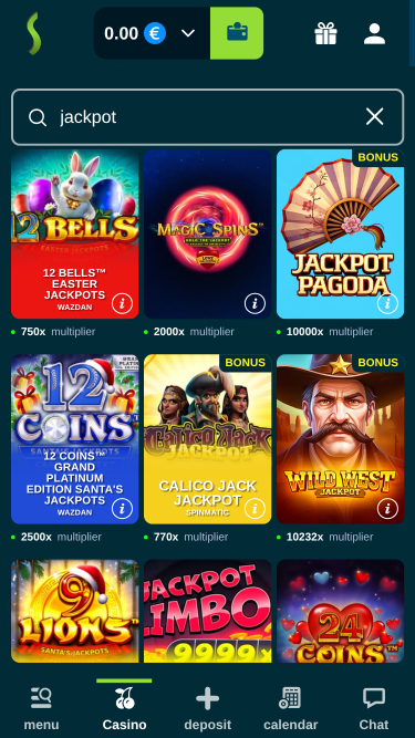 StakeMania Casino Mobile Jackpot