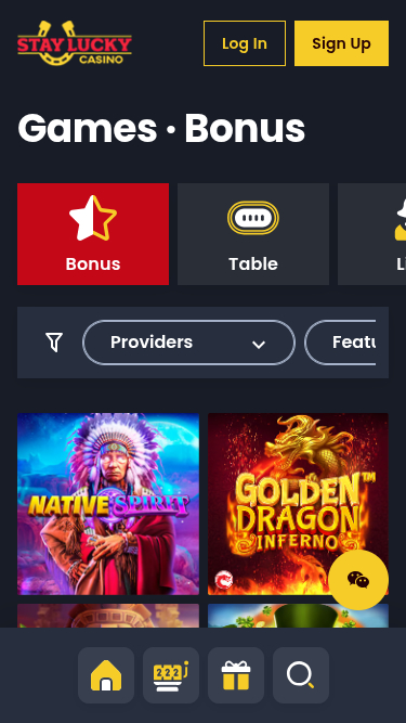 Bonus mobile Stay Lucky Casino