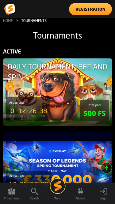 Tournois mobiles StayCasino