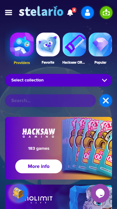 Stelario Casino Mobile Game Developers