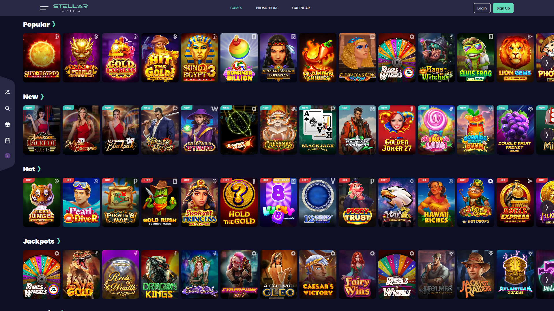 Giochi desktop di Stellar Spins