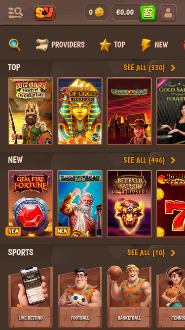Mobile Spiele von Stone Vegas Casino