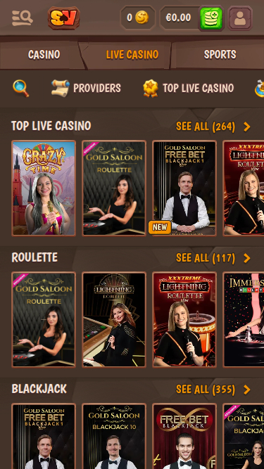 Mobiler Live-Dealer von Stone Vegas Casino