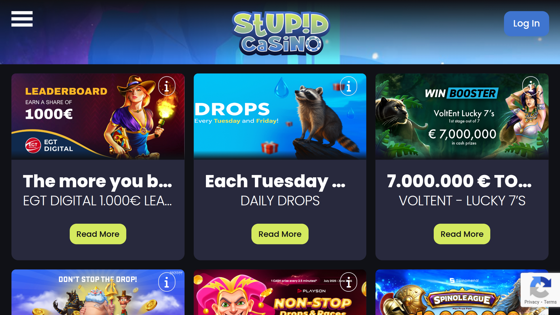 Promotions de bureau de Stupid Casino