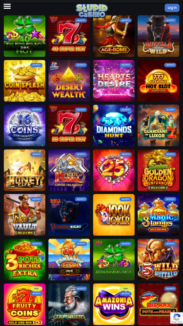 Jackpot mobile de Stupid Casino