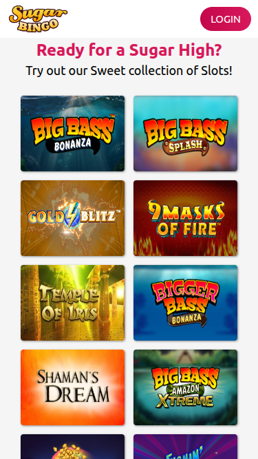 Sugar Bingo Casino Mobile-Spiele