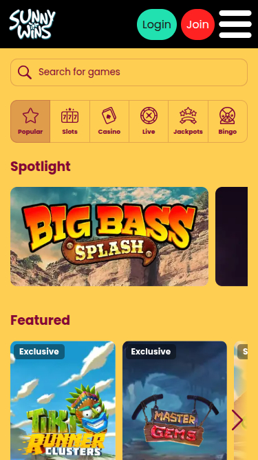 Мобильные игры Sunny Wins