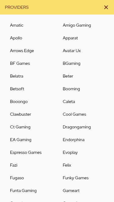 Développeurs de jeux mobiles de Supacasi Casino