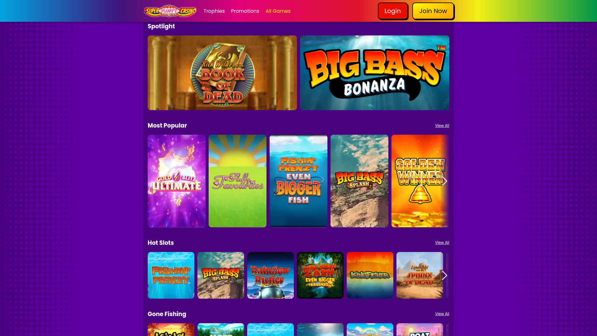 Jeux de bureau de Super Fluffy Casino