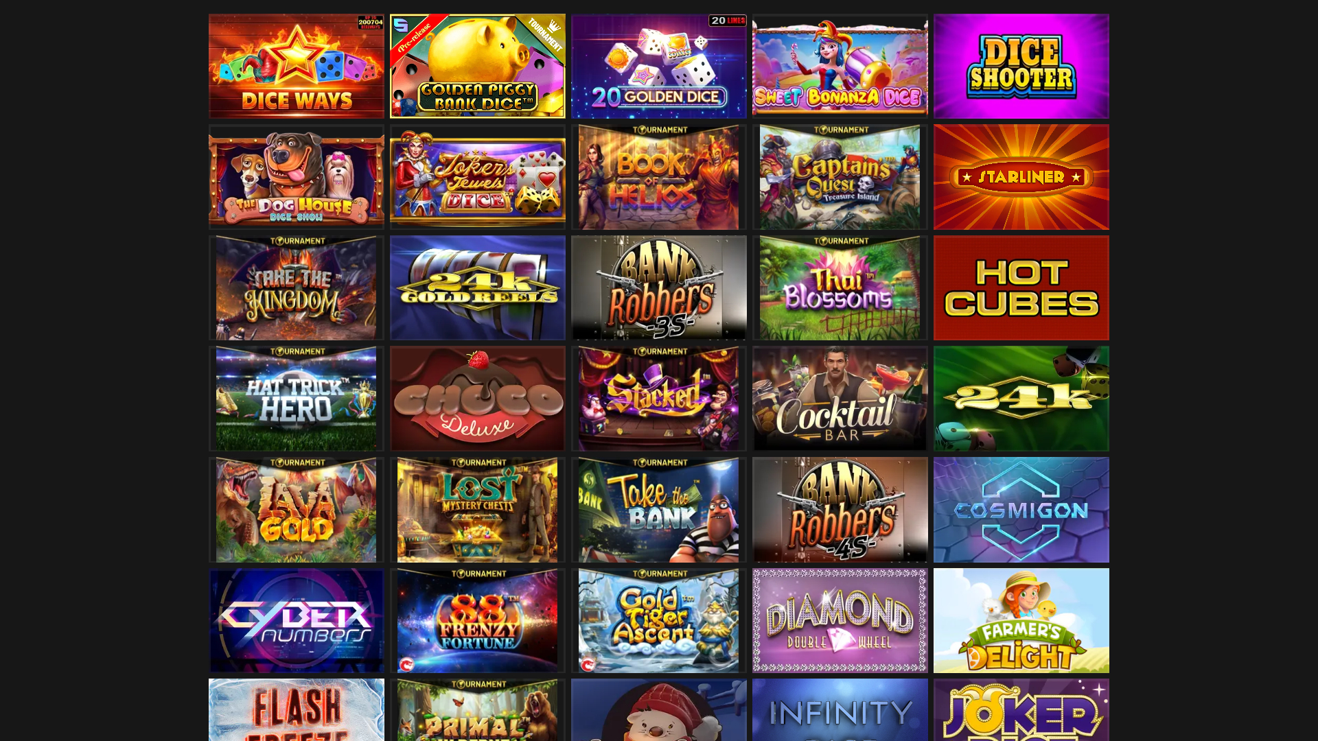 Jeux de bureau de SuperGame Casino