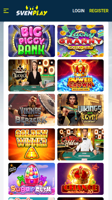 SvenPlay Casino Mobile Games