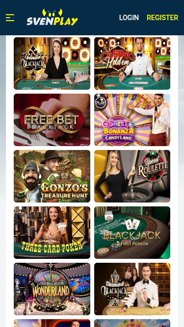 SvenPlay Casino Mobile Live Dealer