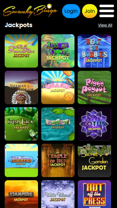 Bote móvil de Swanky Bingo