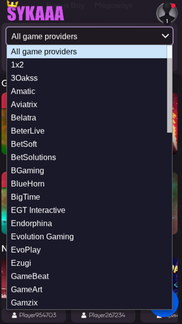 Développeurs de jeux mobiles Sykaaa