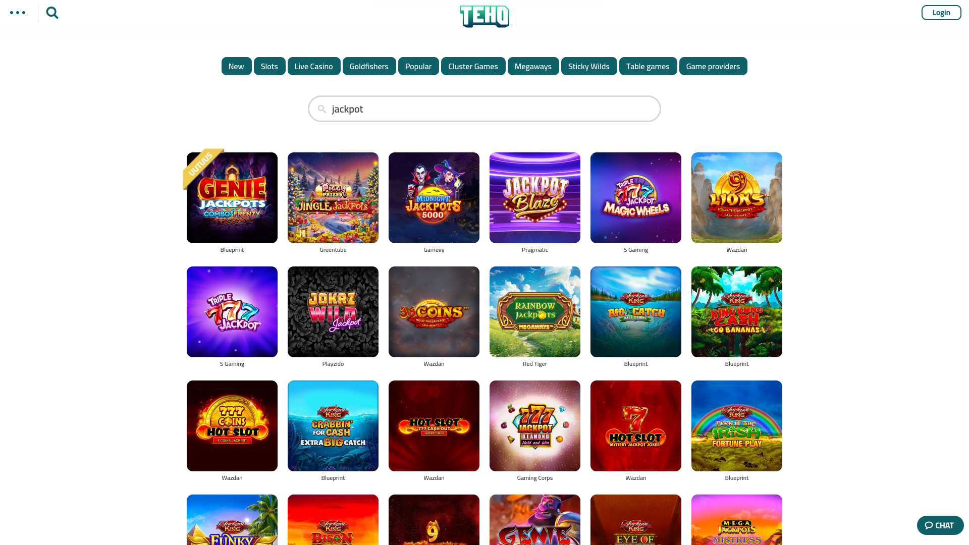 Jackpot de Power Casino sur ordinateur