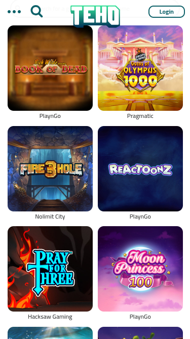 Juegos móviles de Teho Kasino
